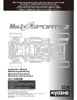 Kyosho mini-z sports 2 Instruction Manual предпросмотр