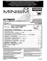 Kyosho Minium AD PROFILE ULTIMATE Instruction Manual предпросмотр