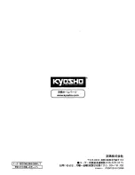 Предварительный просмотр 36 страницы Kyosho Minium AD PROFILE ULTIMATE Instruction Manual