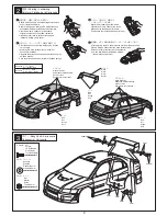 Предварительный просмотр 2 страницы Kyosho Mitsubishi LANCER Evolution VII WRC Body Shell Instruction Manual