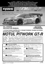 Preview for 1 page of Kyosho Motul Pitwork GT-R Instruction Manual