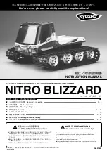 Предварительный просмотр 1 страницы Kyosho Nitro Blizzard Instruction Manual