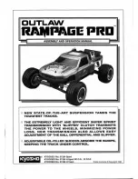 Kyosho outlaw rampage pro Assembly And Operation Manual предпросмотр