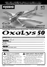 Kyosho OXALYS 50 Instruction Manual предпросмотр