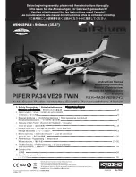 Предварительный просмотр 1 страницы Kyosho PIPER PA34 VE29 TWIN Instruction Manual