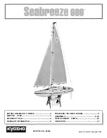 Kyosho Seabreeze 600 Instruction Manual предпросмотр