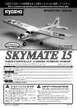 Предварительный просмотр 1 страницы Kyosho skymate 15 Instruction Manual