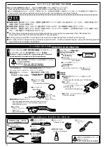 Предварительный просмотр 2 страницы Kyosho spree sports m36 Instruction Manual