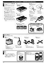 Предварительный просмотр 2 страницы Kyosho SUPER EIGHT GP Landmax 2 4WD Peugeot 206 WRC Instruction Manual