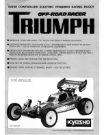 Kyosho Triumph 4301 Instruction Manual preview