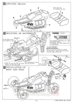 Предварительный просмотр 17 страницы Kyosho Turbo Optima Mid 3136 Manual