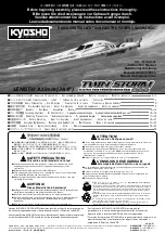 Предварительный просмотр 1 страницы Kyosho TWIN STORM 800 Instruction Manual