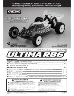 Kyosho Ultima RB6 Instruction Manual preview