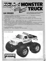 Kyosho USA-1 Monster Truck 3165 Manual preview