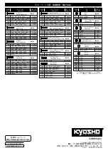 Preview for 35 page of Kyosho V-One R Evo Instruction Manual