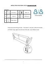 Предварительный просмотр 2 страницы Kyoto GALLWAY SOFA BED Assembly Instructions