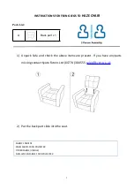 Preview for 2 page of Kyoto HAZE CHAIR Instructions