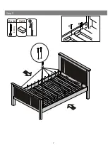 Предварительный просмотр 7 страницы Kyoto Shaker Style 6’0ft Bed Assembly Instructions Manual