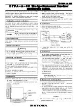 KYOWA DTPA-A-5K Instruction Manual preview