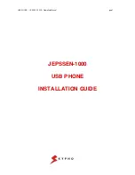 Preview for 1 page of Kypho JEPSSEN-1000 Installation Manual