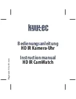 Preview for 1 page of Kyutec HD IR CamWatch Instruction Manual