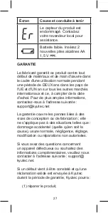 Preview for 27 page of Kyutec KT1023 User Manual