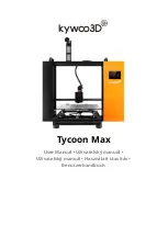 Kywoo3D Tycoon Max User Manual preview