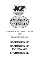 Preview for 1 page of KZ RV SPORTSMEN LE Manual