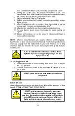 Preview for 73 page of KZ RV SPORTSMEN LE Manual