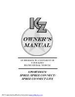 Preview for 1 page of KZ RV SPORTSMEN Owner'S Manual