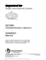 Preview for 1 page of L-3 Communications SKYWATCH HP SKY899 Series Installation Manual