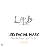 Предварительный просмотр 1 страницы L(A)B Life + Beauty LED FACIAL MASK Manual