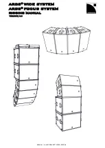 Предварительный просмотр 1 страницы L-Acoustics arcs focus Rigging Manual