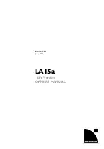 L-Acoustics LA15a Owner'S Manual предпросмотр