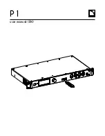 L-Acoustics P1 User Manual preview