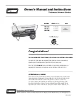 L.B. White CP125AK Owner'S Manual And Instructions предпросмотр