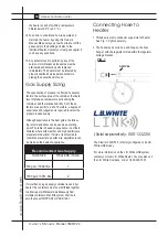 Preview for 10 page of L.B. White CS350DF 2.0 Owner'S Manual And Instructions