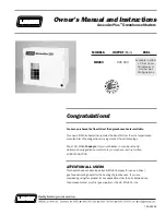 Предварительный просмотр 1 страницы L.B. White GreenGro Plus HD220 Owner'S Manual And Instructions