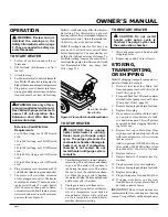 Preview for 5 page of L.B. White TRADESMAN K350 Owner'S Manual