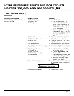 Предварительный просмотр 8 страницы L.B. White TRADESMAN K350 Owner'S Manual
