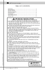 Предварительный просмотр 2 страницы L.B. White Volt 60 Owner'S Manual And Instructions