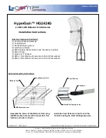 Preview for 2 page of l-com HyperGain HG2424G Installation Instruction