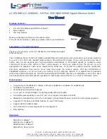 Предварительный просмотр 1 страницы l-com LC-SW805G User Manual