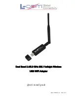 Предварительный просмотр 1 страницы l-com USB Wifi Adapter Quick Install Manual