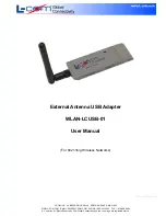 Preview for 1 page of l-com WLAN-LCUSB-01 User Manual