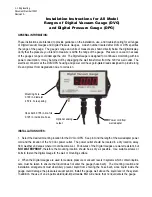 L. J. ENGINEERING DVG Installation Instructions preview