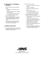 Предварительный просмотр 4 страницы L.J. Wing GA-320 Installation, Operation And Maintenance Manual