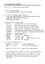 Предварительный просмотр 7 страницы L.K.S DIGITAL AUDIO MH-DA004 User Manual