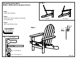 Preview for 2 page of L.L.Bean ALL WEATHER ADIRONDACK Assembly Instructions