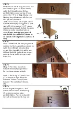 Preview for 4 page of L.L.Bean HOME Mission Cabinet Small Quick Start Manual